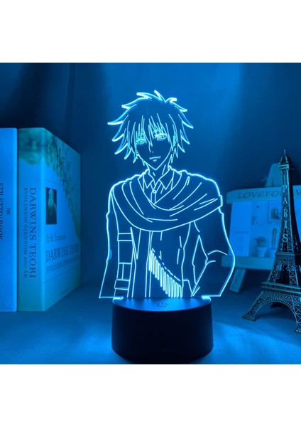 Glow Renkli Gece Işıkları 3D Işıklar Anime Hizmetçi Yatak Odası Dekorasyon Gece Işıkları Çocuk Doğum Günü Hediyesi Odası Hizmetçi LED Işıkları (Yurt Dışından)