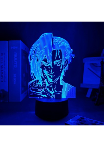 Gıda Savaşları Manga 3D Lamba Anime Figürü Masa Lambası Akrilik Ev Dekor Için Işık Çocuk Çocuk Hediye (Yurt Dışından)