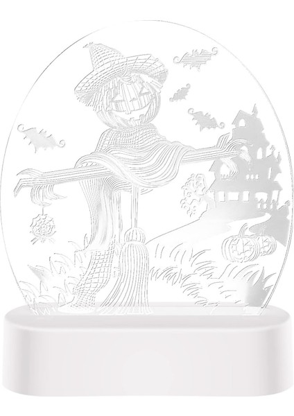 Gece Lambaları Cadılar Bayramı LED Dizi Işıkları Cadılar Bayramı Dekoratif Işıklar 3D Süslemeler Gece Işıkları Kabak Işıkları Pil Işıkları Tatil Projektör Işıkları (A, A) (Yurt Dışından)