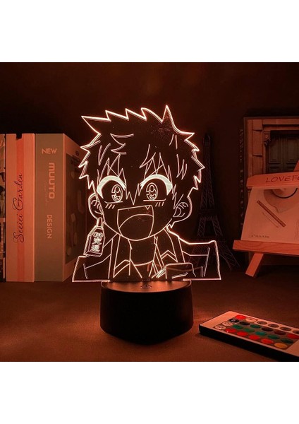 Tuvalete Bağlı Anime 3D Erkek Için Gece Lambası 16 Renk Kız Odası Dekoru Illusion LED Lamba USB Manga Hanako Kun Şekil Uygun Çocuk Hayranları Noel Hediyeleri (Tuvalet Bound1) (Yurt Dışından)