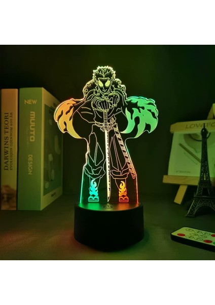Çocuk Işığı, 3D Gece Lambası Çocuk Odası Dekorasyonu Gece Lambası Anime Odası Dekorasyonu LED Lamba ile Masa Lambası Başucu LED Gece Lambası (Yurt Dışından) modelleri