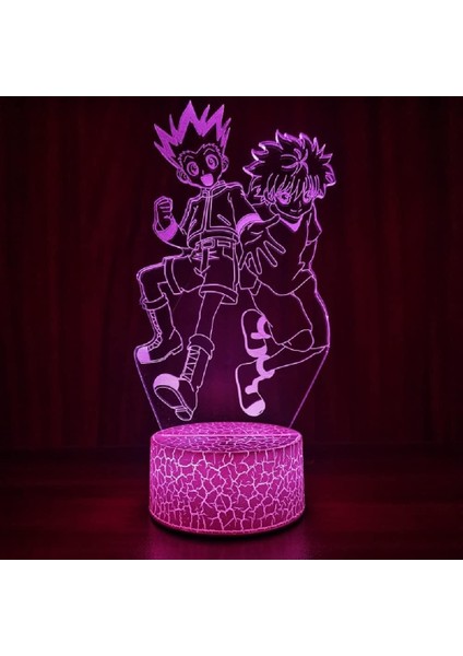 Mha 3D Anime Gece Işığı Oyuncağı, Çocuk Odası Ev Dekorasyonuna Uygun, Uzaktan Kumanda ve Dokunma ile 16 Renk Değişimi, Erkek ve Kız Doğum Günü Hediyeleri (A5) (Yurt Dışından)