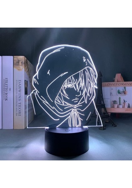 Vinland Saga Anime 3D Erkek Için Gece Lambası 16 Renk Kız Odası Dekor Illusion LED Lamba USB Manga Thorfinn Şekil Uygun Çocuklar Hayranlar Noel Hediyeleri (Vinland Saga 1) (Yurt Dışından)