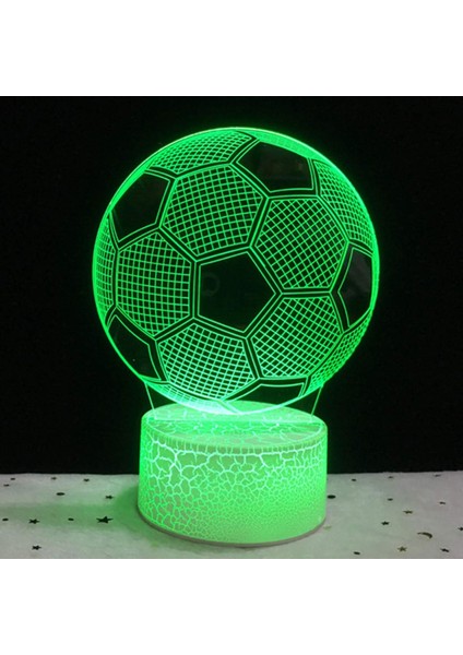 3D Futbol Şekilli Masa Işıkları, Renkler Uzaktan Kumandalı Gece 3D Lamba 1pc Kontrol Işığı 16 LED Işık Dış Mekan LED Noel Ağaçları (Çok Renkli, Tek Boyut) (Yurt Dışından) fırsatları