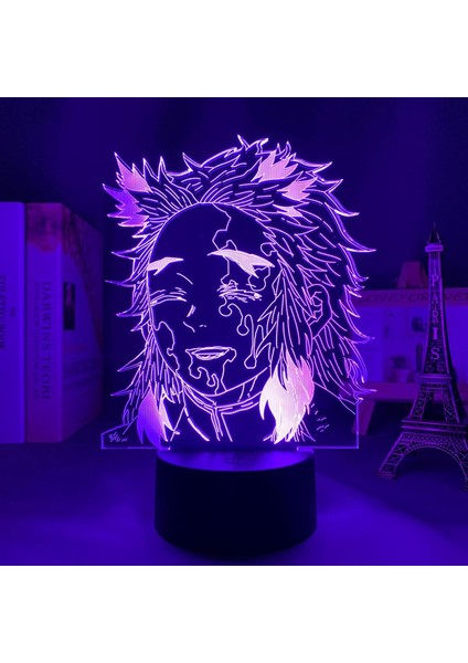 Anime LED Işık Kimetsu Hiçbir Yaiba Kyojuro Rengoku Yatak Odası Dekorasyon Için Gece Lambası Hediye Manga 3D Lamba Demon Slayer Odası Dekor (Yurt Dışından) fiyatları