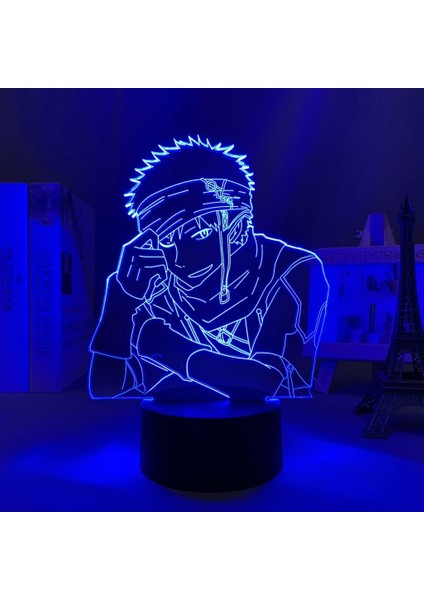 Kızıl Saçlı Pamuk Prenses Obı Anime 3D Gece Lambası Oğlan Için 16 Renk Kız Odası Dekoru Illusion LED Lamba USB Manga Kar Beyaz Figür Uygun Çocuklar Hayranlar Yılbaşı Hediyeleri (Yurt Dışından)