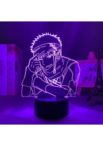 Kızıl Saçlı Pamuk Prenses Obı Anime 3D Gece Lambası Oğlan Için 16 Renk Kız Odası Dekoru Illusion LED Lamba USB Manga Kar Beyaz Figür Uygun Çocuklar Hayranlar Yılbaşı Hediyeleri (Yurt Dışından)