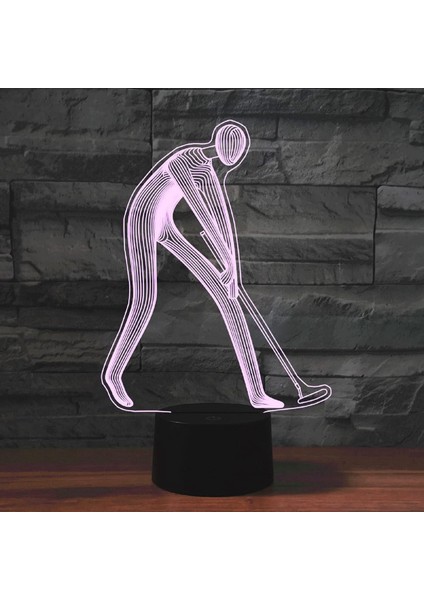 Çocuklar Için Gece Lambası 3D Oyun Golf LED Lamba Uzaktan Kumanda ile 16 Renk Değiştirme Noel Doğum Günü Hediyesi Çocuk Için (Yurt Dışından) fırsatları