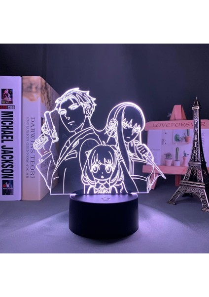Anime LED Işık Spy x Aile Bond Forger Gece Lambası Yatak Odası Dekoru Için Gece Lambası Çocuk Doğum Günü Hediyesi Manga Spy x Aile 3D Lamba (Yurt Dışından) modelleri