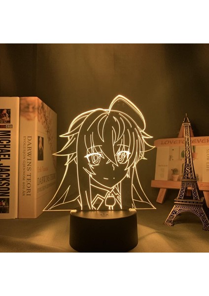 Lise Dxd Anime LED Işık Ev Dekorasyon Için Doğum Günü Hediyesi Manga 3D Gece Lambası Rias Gremory Lise Dxd (Yurt Dışından) fırsatları
