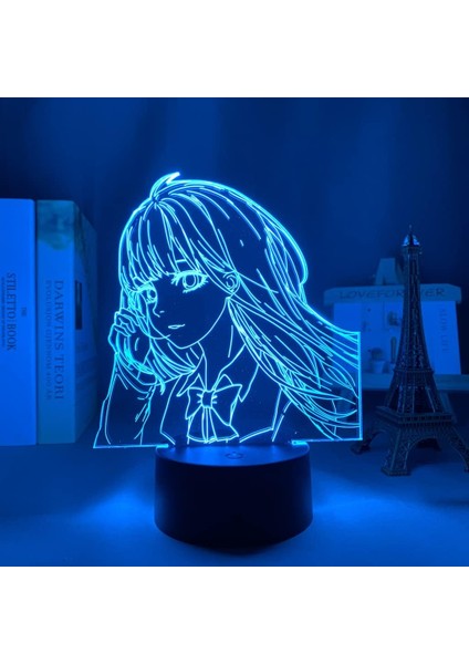 Gece Lambası Çocuklar Gece Lambası Yatak Odası Işığı Renkli Gece Lambası 3D LED Gece Lambası 7 Renkli Işıklı Penguen Ev Dekoru Işık Inanılmaz Görsel Illüzyon Harika (Yurt Dışından)