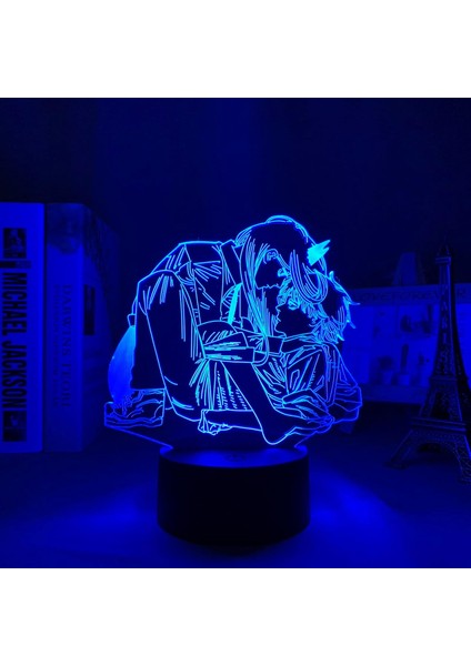 Anime LED Gece Lambası Testere Adam Denji ve Güç Çocuklar Için Yatak Odası Dekorasyon Doğum Günü Hediyesi Başucu Akrilik 3D Lamba Manga (Yurt Dışından) modelleri