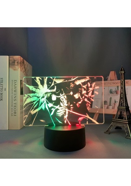 Derebeyi Anime 3D Gece Lambası Boy Için 16 Renkler Kız Odası Dekor Illusion LED Lamba USB Manga Ainz Ooal Şekil Uygun Çocuklar Fanlar Noel Hediyeleri (Yurt Dışından) modelleri