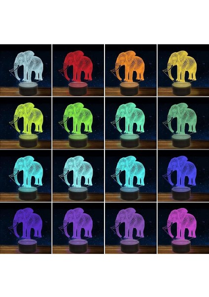 3D Fil Gece Işığı Illusion LED Lamba, 16 Renk Değişimi Uzaktan Oda Ev Dekorasyonu Çocuk Erkek ve Kız Için Doğum Günü Hediyeleri Müzikal Için Inanılmaz Fikir Seçimi (Yurt Dışından)