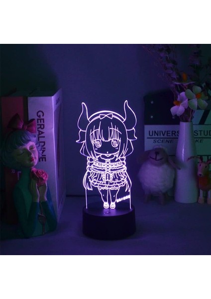 Çocuklar Için Gece Lambası, 3D Illüzyon Gece Lambası, Renk Değişimi Gece Lambası 3D LED Gece Lambası Ev Geliştirme Işığı Için 7 Renkli Işık ile Sürme Inanılmaz Görsel Optik Illüzyon (Yurt Dışından)