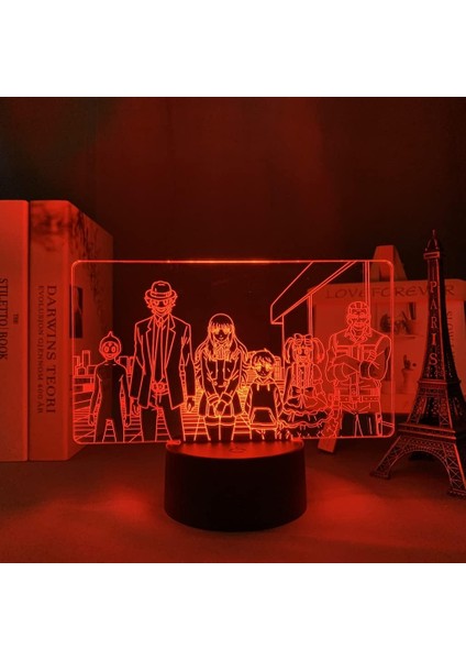 3D Lamba Anime Yüksek Rise Invasion Yatak Odası Dekorasyonu Için Gece Lambası Doğum Günü Hediyesi Odası Dekor Manga 3D Işık High Rise Invasion (Yurt Dışından) fiyatları
