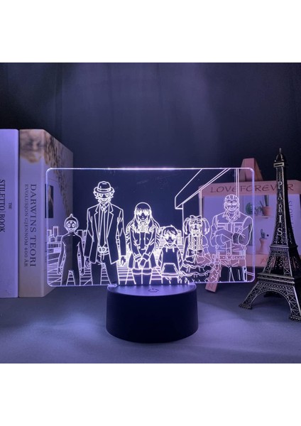 3D Lamba Anime Yüksek Rise Invasion Yatak Odası Dekorasyonu Için Gece Lambası Doğum Günü Hediyesi Odası Dekor Manga 3D Işık High Rise Invasion (Yurt Dışından) fırsatları