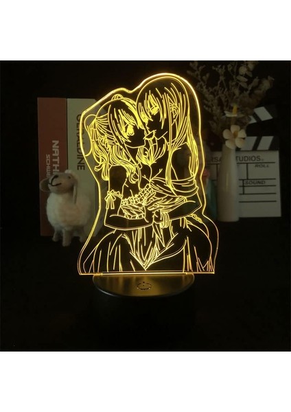 Hayranları Için Anime Kakeguruied 3D Nightlight 16 Renkler Dekor Illusion Uzaktan Kumanda ile LED Lamba, Manga Kakegurui Şekil Noel Hediyesi Oyuncaklar Çocuklar/erkekler (Yurt Dışından)