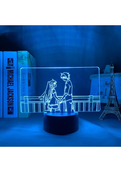 Boys Için 3D Gece Lambası Isla Mizugaki, Tsukasa Için Yatak Odası Dekoru Hediye Anime Masa 3D Lamba Anılar Pxjd (Yurt Dışından)