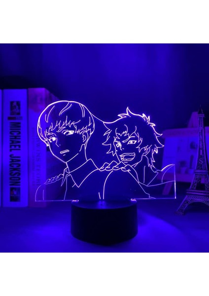 Devilman Crybaby Anime 3D Gece Lambası Boy Için 16 Renk Kız Odası Dekoru Illusion LED Lamba USB Manga Debiruman Şekil Uygun Çocuklar Fanlar Yılbaşı Hediyeleri (Yurt Dışından)