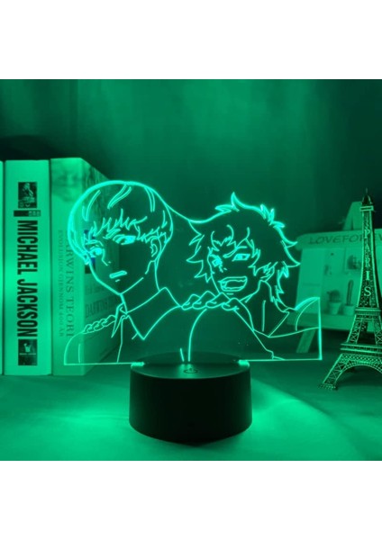 Devilman Crybaby Anime 3D Gece Lambası Boy Için 16 Renk Kız Odası Dekoru Illusion LED Lamba USB Manga Debiruman Şekil Uygun Çocuklar Fanlar Yılbaşı Hediyeleri (Yurt Dışından)