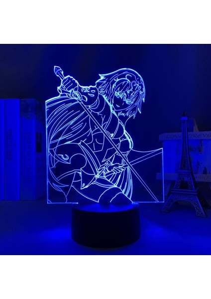 Anime 3D Işık Kader Büyük Sipariş Jeanne Alter Yatak Odası Dekor Için Doğum Günü Hediyesi Manga Kader Büyük Sipariş Jeanne Alter LED Gece Lambası (Yurt Dışından)