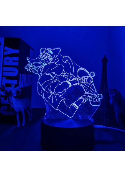 Anime LED Gece Lambası Sk8 Infinity Miya Yatak Odası Dekoru Için Gece Lambası Çocuklar Doğum Günü Hediyesi Manga Odası 3D Lamba Sk8 The Infinity (Yurt Dışından)