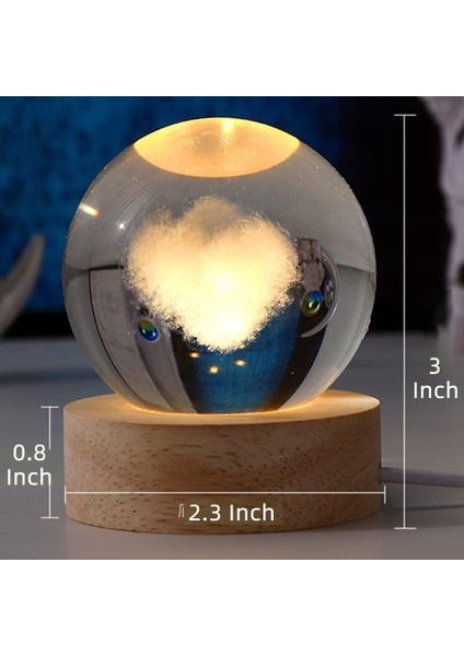 Kalp Şekli Gece Işığı Kristal 3D Çocuklar Için Hediyeler Yatak Odası Dekoru, Çocuklar Için Dekorasyon Fikirleri Hediyeleri, Erkekler, Kızlar Doğum Günü. (Yurt Dışından) modelleri