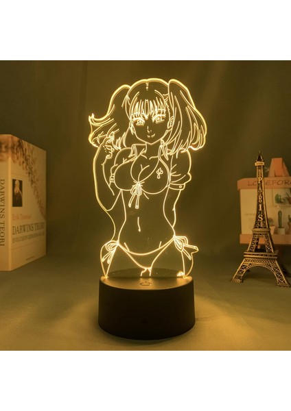 Anime 3D Lamba Yedi Ölümcül Günah Diane Gece Lambası Yatak Odası Dekorasyonu Için Nanatsu Hiçbir Taizai Manga LED Işık Doğum Günü Hediyesi (Yurt Dışından)