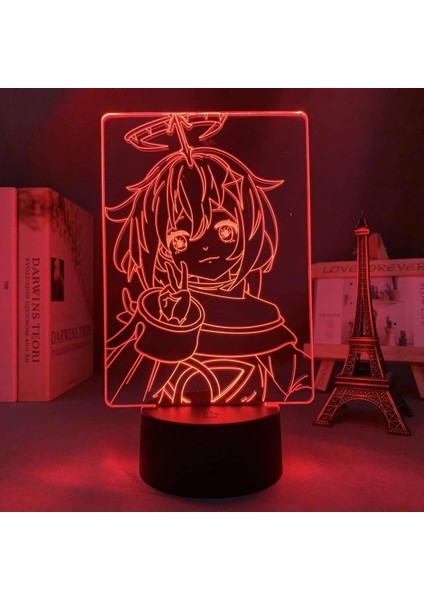 Oyun Genshin Darbe Paimon Şekil LED Lamba 3D Gece Işığı Anime Aşıklar Hediye Işık LED Gece Lambaları Çocuklar Için Yatak Odası Dekorasyonu Çocuk Doğum Günü Hediyesi Noel Hediyesi (Yurt Dışından)