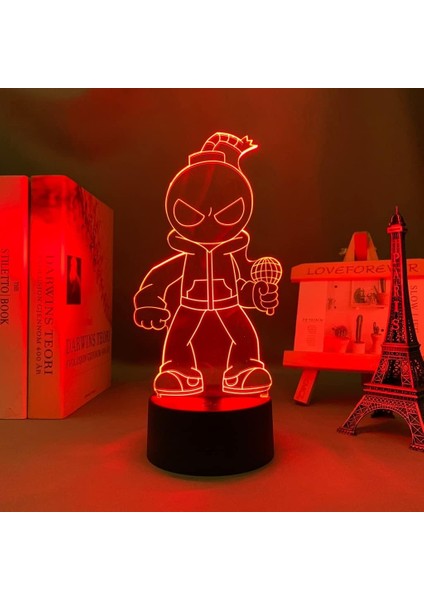 Oyun Cuma Gecesi Hayranları Için Funkined 3D Gece Lambası 16 Renk Dekor Illusion Uzaktan Kumandalı LED Lamba, Oyun Cuma Gecesi Funkin Şekil Noel Hediyesi Oyuncaklar Çocuklar/erkekler (Yurt Dışından)