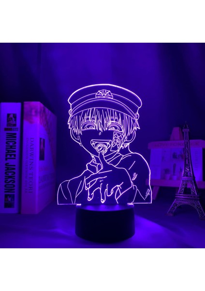 3D Lamba Anime Tuvalet Bağlı Hanako Kun LED Gece Lambası Odası Dekor Için Gece Lambası Doğum Günü Hediyesi Tuvalet Bağlı Hanako Kun Gece Lambası (Yurt Dışından)