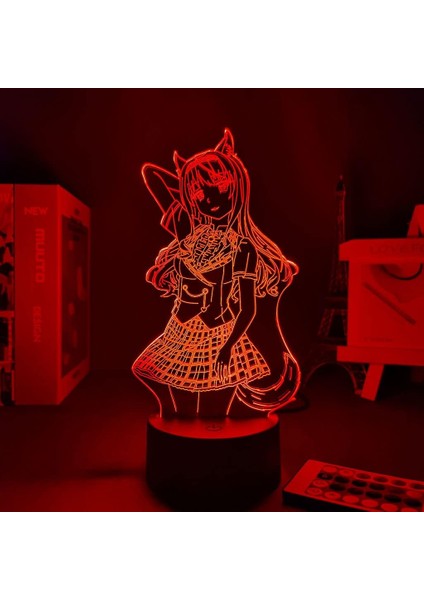 Nekopara Anime 3D Gece Lambası Boy Için 16 Renkler Kız Odası Dekor Illusion LED Lamba USB Manga Nekopara Şekil Uygun Çocuklar Fanlar Noel Hediyeleri (Yurt Dışından) fırsatları