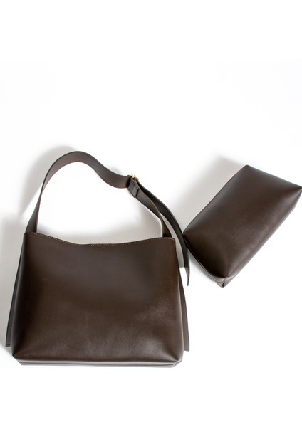 Kadın Yavrulu Yumuşak Deri El ve Omuz Shopper Çanta Uzunluk Ayarlı Sap fırsatları