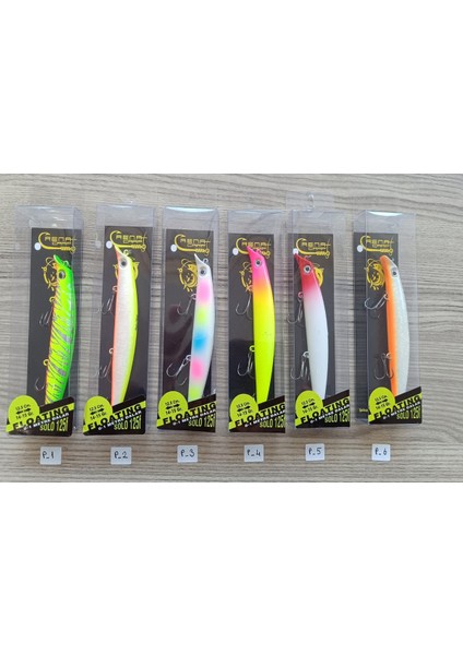 Maket Sahte Balık Rapala 12,5 cm 15 gr 0-1m Dalarlı Floating Solo 125F