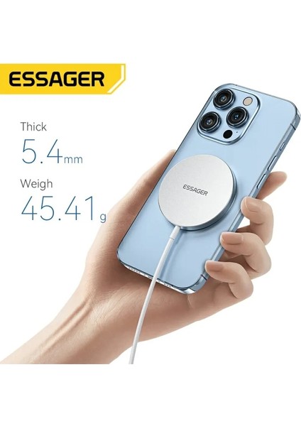 15W Hızlı Magsafe Manyetik Kablosuz Şarj Cihazı CE/FC/ROHS Lisanslı