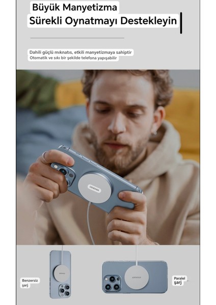 15W Hızlı Magsafe Manyetik Kablosuz Şarj Cihazı CE/FC/ROHS Lisanslı
