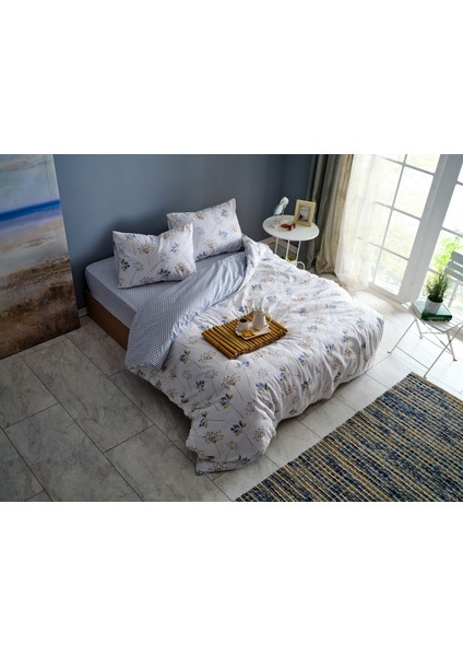 Flourish Easy Cotton Çift Kişilik Nevresim Takımı - Krem fiyatları