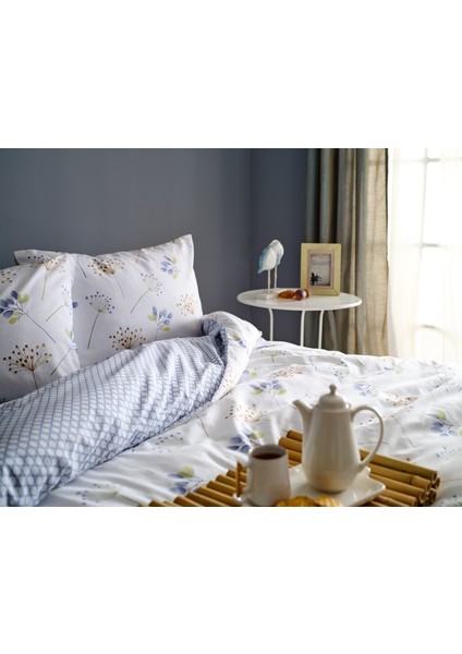 Flourish Easy Cotton Çift Kişilik Nevresim Takımı - Krem indirimleri