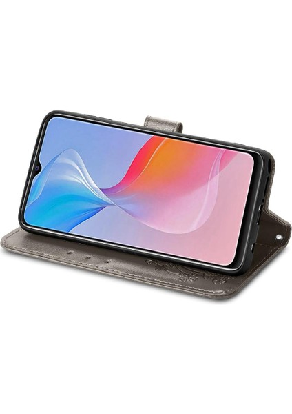 Vivo Y21S Dört Yapraklı Yonca Kısa Kayış Flip Kapak Için Zarif Telefon Kılıfı (Yurt Dışından) fırsatları