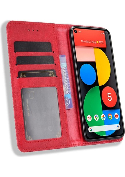 Google Piksel 5 Pu Deri Cüzdan Manyetik Kapatma Için Telefon Kılıfı (Yurt Dışından) indirimleri