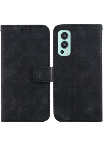 Oneplus Nord 2 5g Için Kart Tutucu Cüzdan Kapak Çift 8 Pu Telefon Kılıfı (Yurt Dışından)