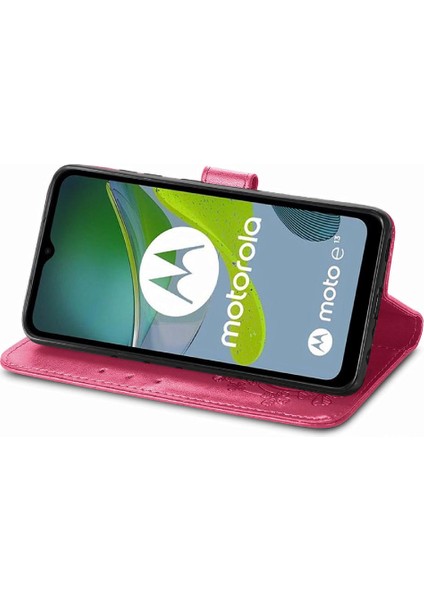 Motorola Moto E13 Kısa Kayış Kapak Çevirin Zarif Telefon Kılıfı (Yurt Dışından) modelleri