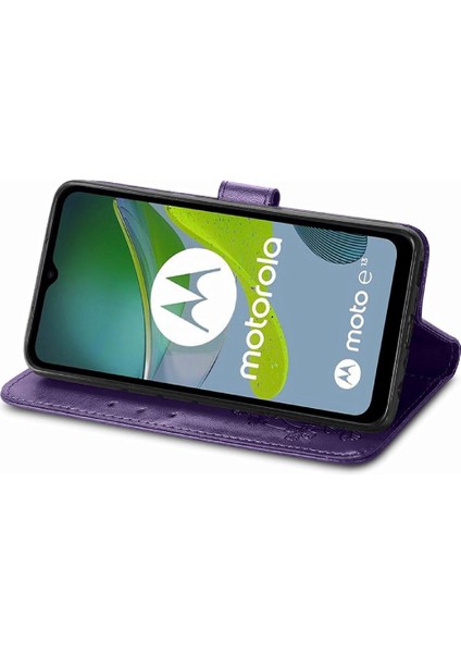 Motorola Moto E13 Kısa Kayış Kapak Çevirin Zarif Telefon Kılıfı (Yurt Dışından) modelleri