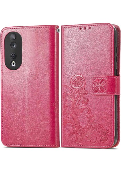 Huawei Onur Için 90 5g Kısa Kayış Zarif Iş Dört Yaprak Telefon Kılıfı (Yurt Dışından)