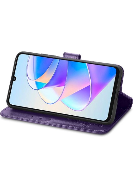 Huawei Onur X7A Zarif Iş Çevirme Kapağı Dört Yapraklı Yonca Telefon Kılıfı (Yurt Dışından) modelleri