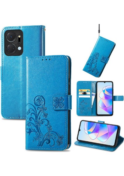 Huawei Onur X7A Zarif Iş Çevirme Kapağı Dört Yapraklı Yonca Telefon Kılıfı (Yurt Dışından) fiyatları