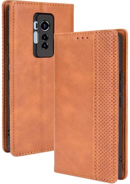 Tecno Phantom x Manyetik Kapatma Cüzdan Pu Deri Için Telefon Kılıfı (Yurt Dışından)