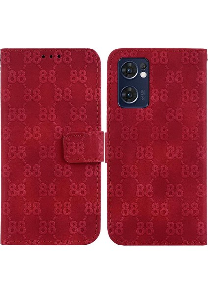 Oppo Bulmak Için X5 Lite Kart Tutucu Kickstand Pu Deri Çift 8 Telefon Kılıfı (Yurt Dışından)