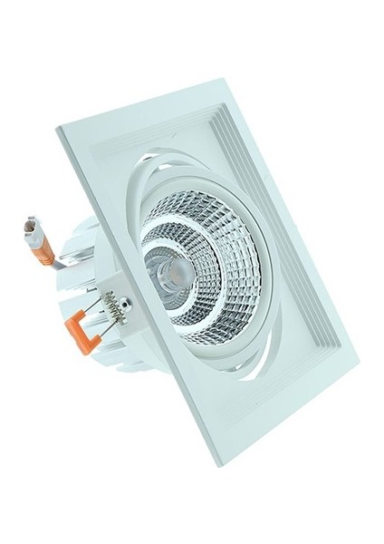 Ar 111 Cob LED Tekli 25 Watt Işık Çerçeveli Sıva Altı 4000K
